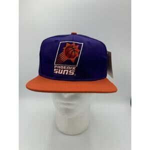 Vintage Phoenix Suns Hat Cap Snap Back Mens NBA Basketball AJD Purple Orange